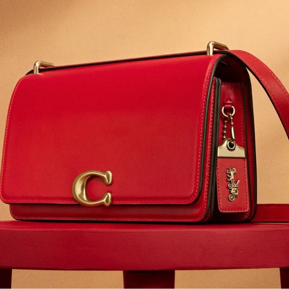 Coach Red Bandit Shoulder Bag - Picture 1 of 4